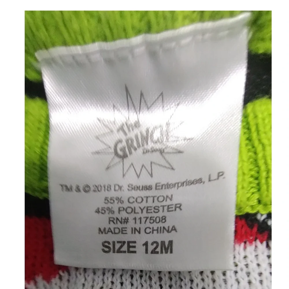 Kids 12M Grinch 